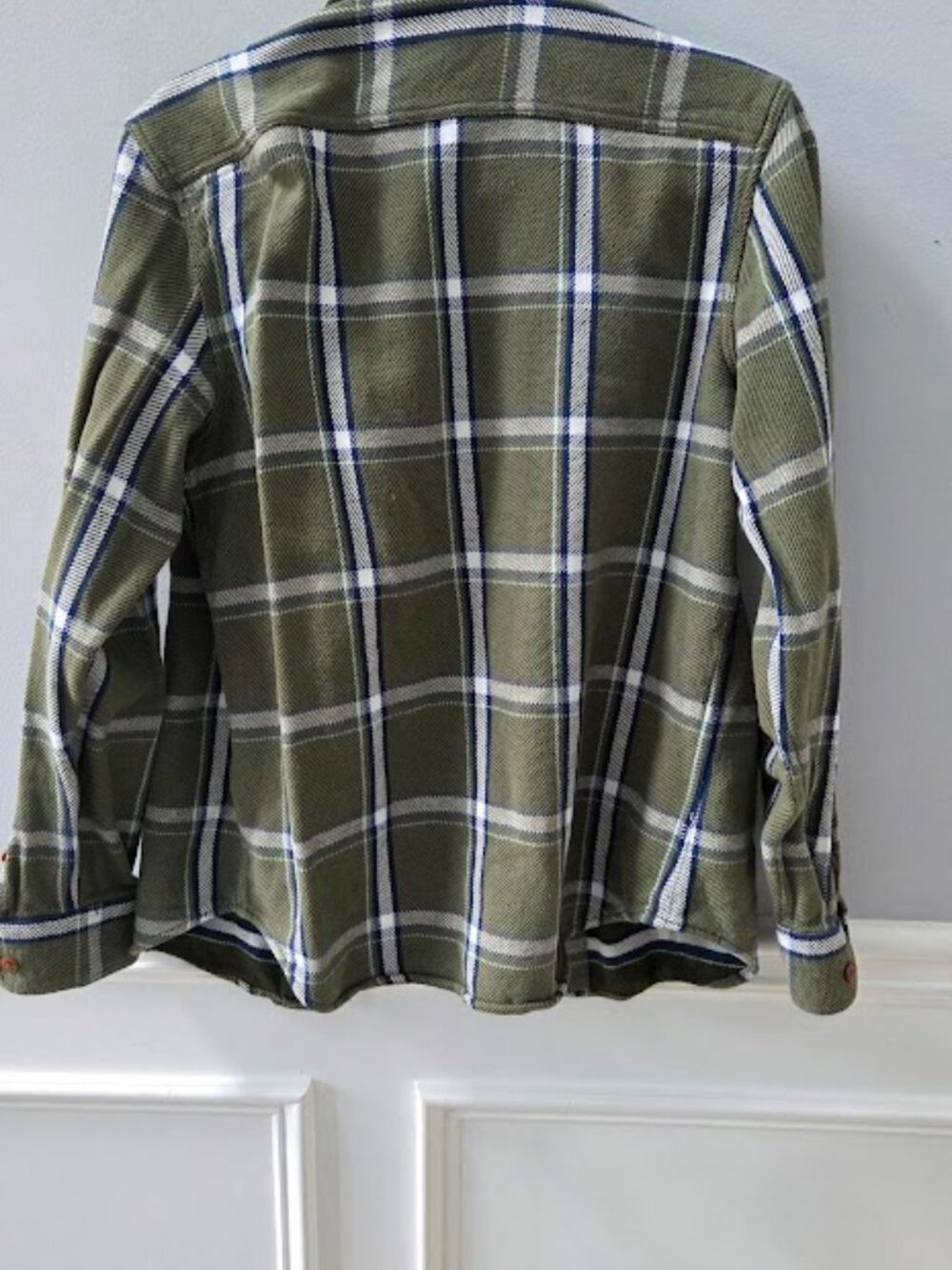 Green Flannel Shacket - Picture 5 of 5